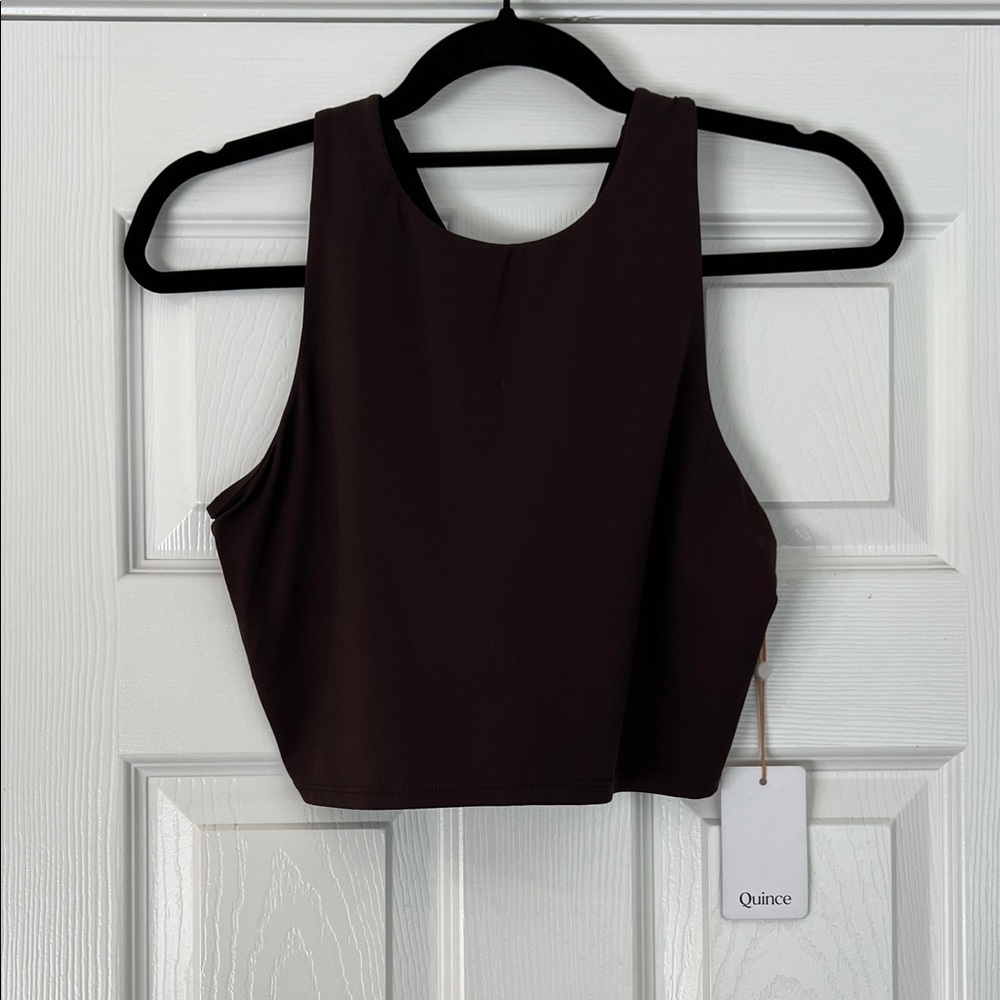 Quince Women's Dark Brown Tank Top